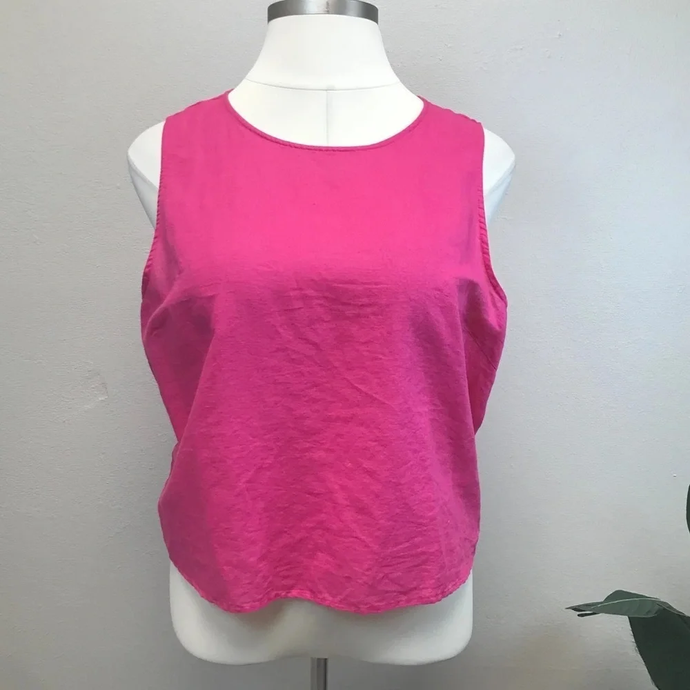 J. Crew Linen Tank Top - Size 3X